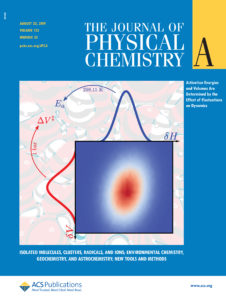 Zeke Piskulich Cover of J. Phys. Chem. A.